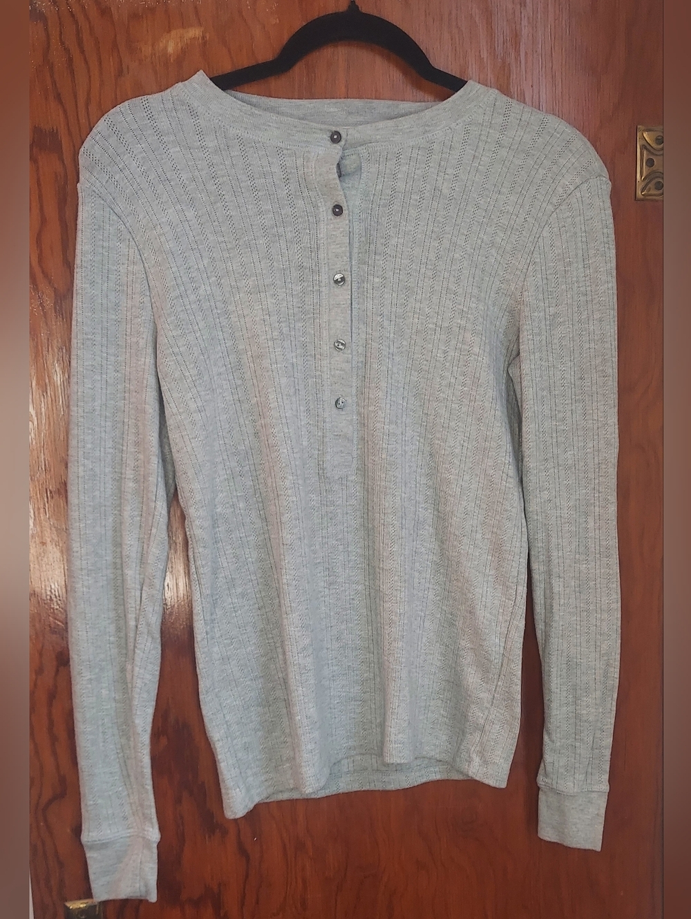 Victoria's Secret Light Gray Ribbed Pajama Pants